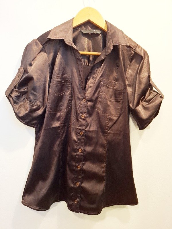 Producto - Camisa marrón ZARA