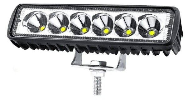Producto - FARO BARRA BARRITA LED RECT0 6 LEDS 18W 12/24V PREMIUM MAYOR POTENCIA