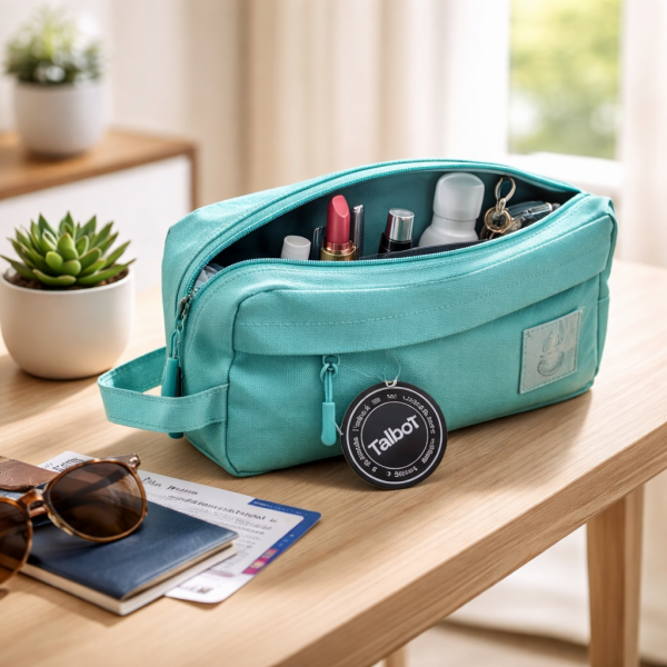 Producto - Cartuchera Canopla TALBOT Classics Aguamarina 2 Cierres 7174