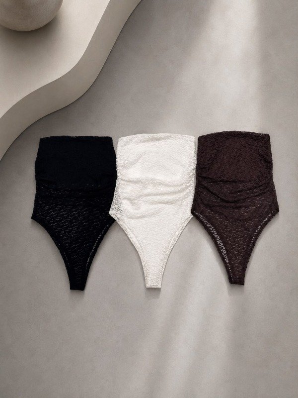 Producto - BODY STRAPLESS FRUNCE ENCAJE - 0