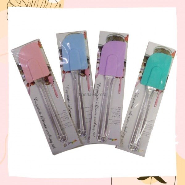 Producto - Espátulas silicona 2x1 colores surtidos