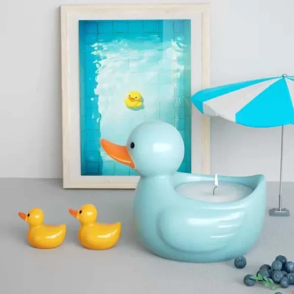 Producto - Molde silicona porta vela pato grande