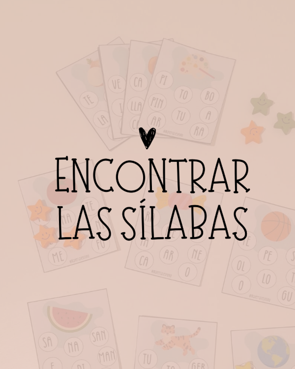 Producto - Encontrar las sílabas - 0