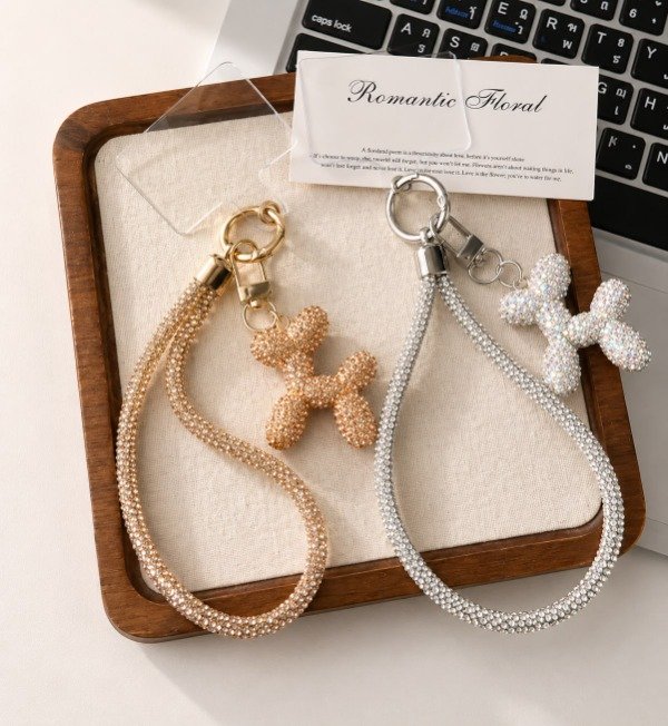 Producto - Mini correa strass perrito