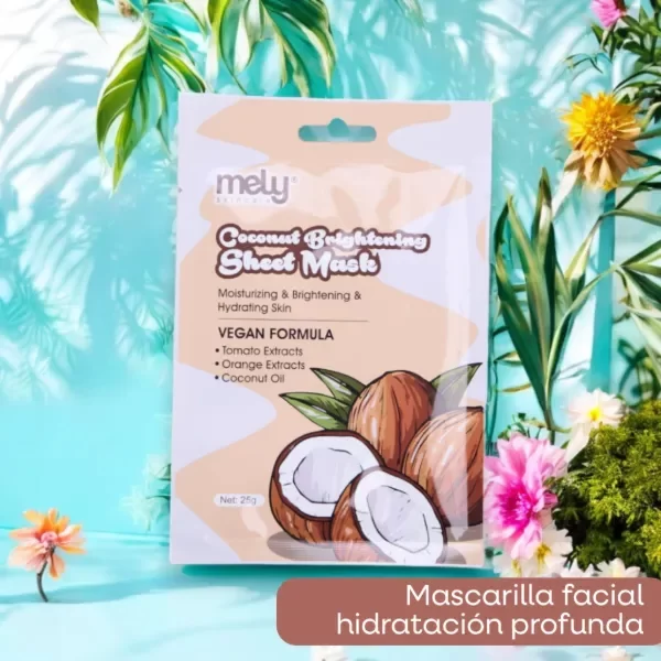 Producto - MASCARILLA FACIAL DE EXTRACTO DE TOMATE, NARANJA Y ACEITE DE COCO