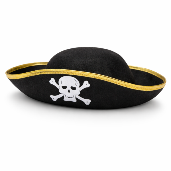 Producto - Sombrero Pirata Bordes Metalizados