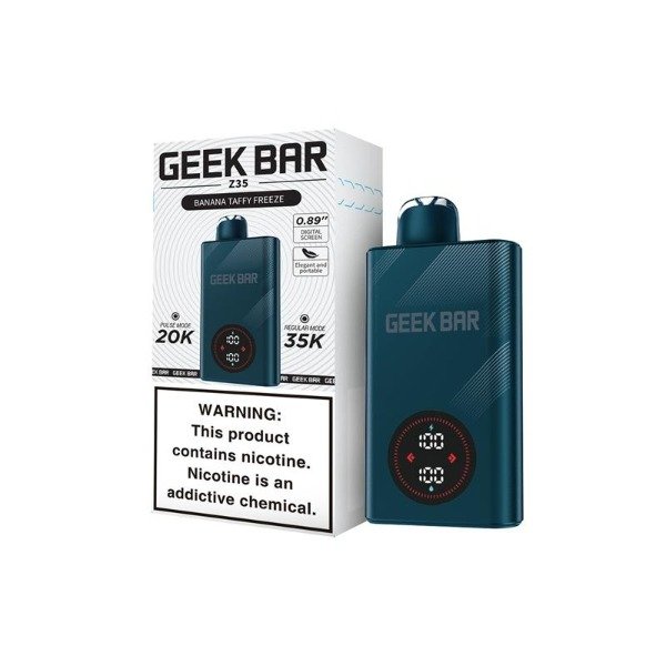 Producto - (POD DESCARTABLE) GEEKBAR Z35K - BANANA TAFFY FREEZE