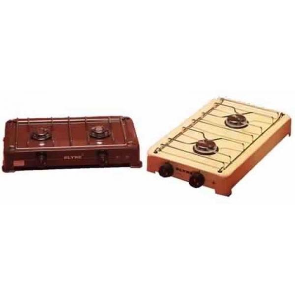 Producto - Anafe a gas 2 hornallas frontal Alymo