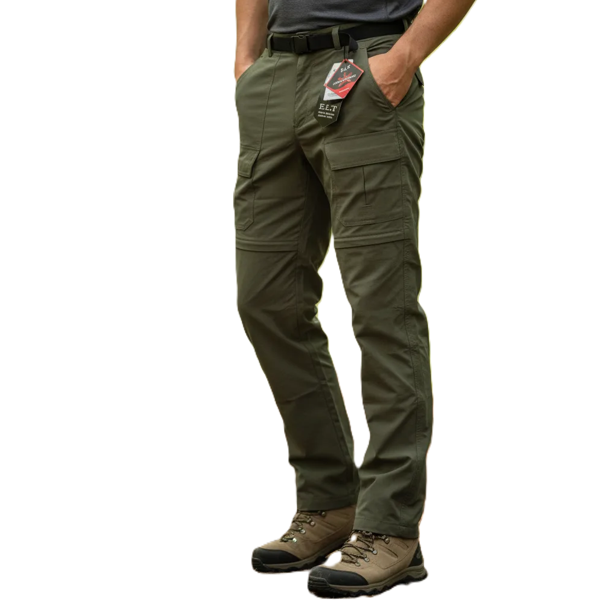 Pantalón desmontable 2 en 1 secado rápido elt 8273 verde