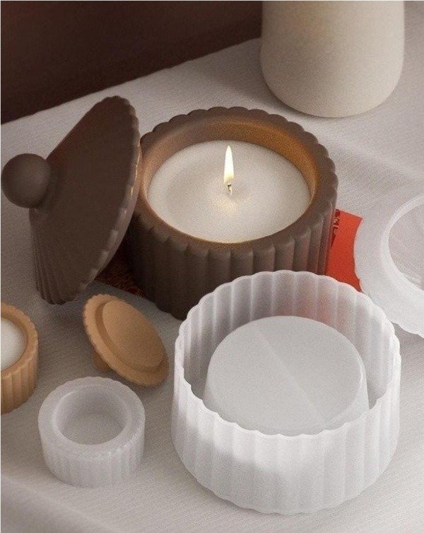 Producto - Molde alajero con tapa rayas