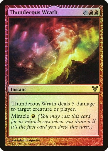 Producto - Thunderous Wrath (Foil)