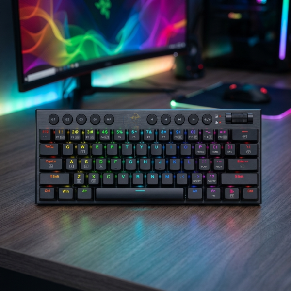 Producto - Teclado REDRAGON K632 Horus Mini Black Red Switch English Wired