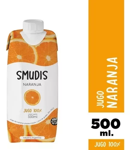 Producto - Jugo Naranja Smudis 500ml