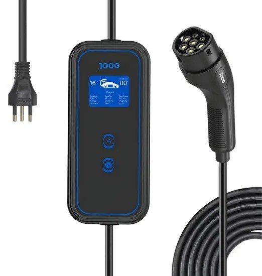Producto - Cargador de coche eléctrico portátil Joog JG-EVPC2 16A tipo 2