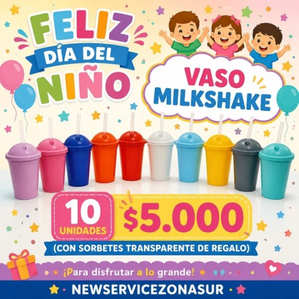 Producto - MILK SHAKE TAPA HUEVITO X10 UNIDADES SURTIDO