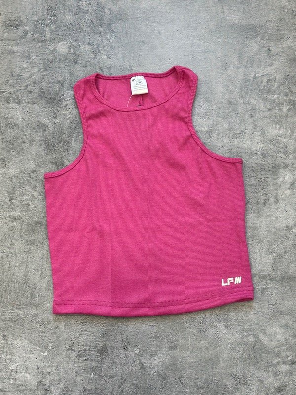 Producto - Crop Top Halter Fucsia