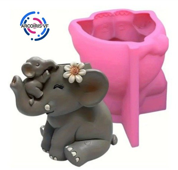 Producto - Molde Machete elefante mama he hijo