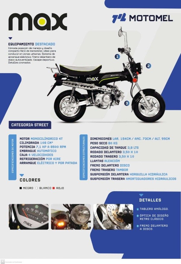 Producto - Max 110