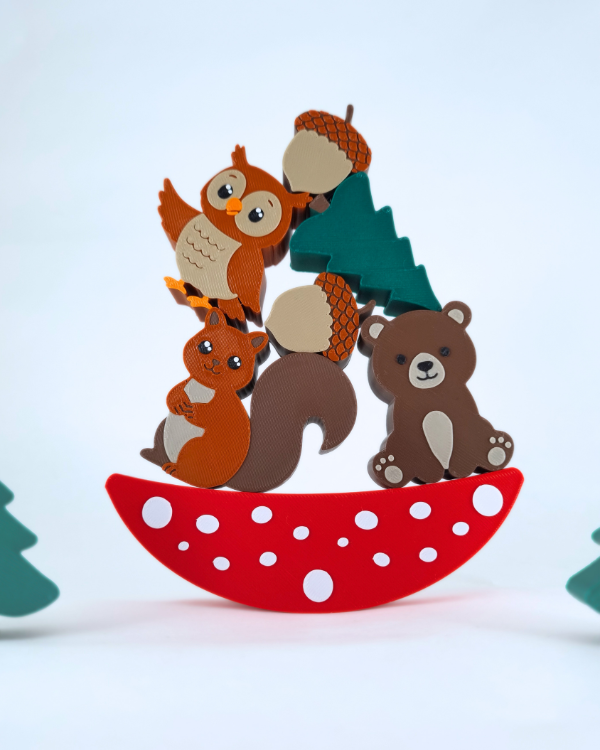 Producto - Bosque Balance: Juego de Equilibrio Apilable - 1
