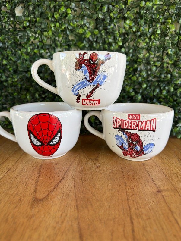 Producto - Tazon Spiderman blanco