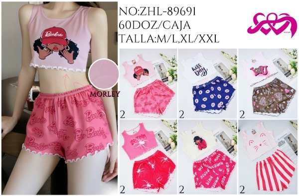 Producto - PIJAMA 2PZ MORLEY DAMA 89691 (x6)