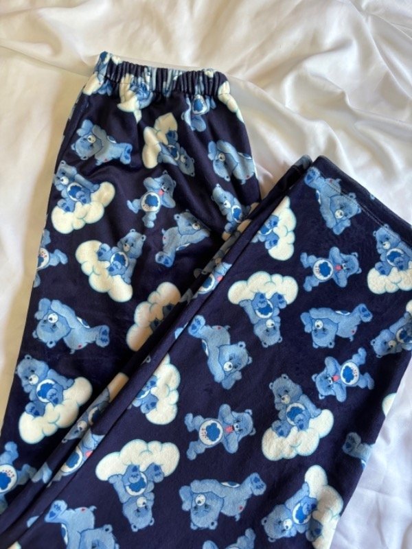 Producto - Pantalon Ositos Cariñositos Gruñoncito azul polar soft