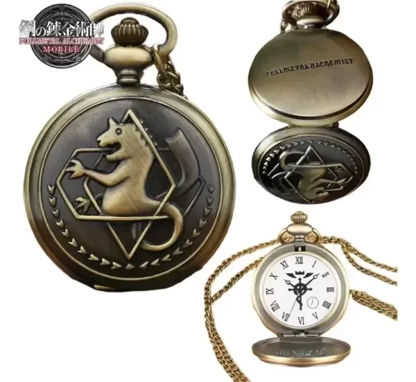 Producto - Reloj De Bolsillo -  Fullmetal Alchemist (dorado)
