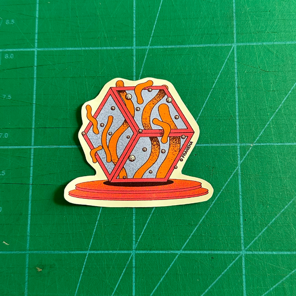 Producto - sticker cubo - 0