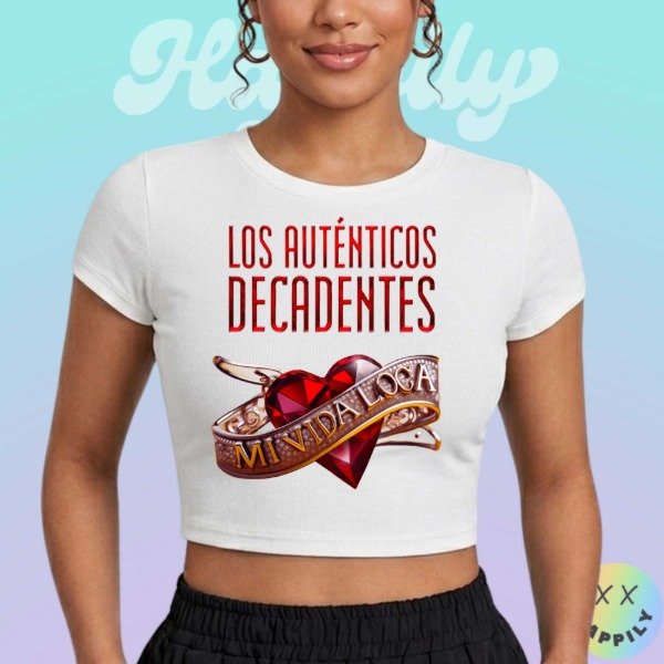 Baby tee los autenticos decadentes 1