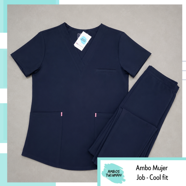 Producto - Ambo Job Azul Liso (cool fit)