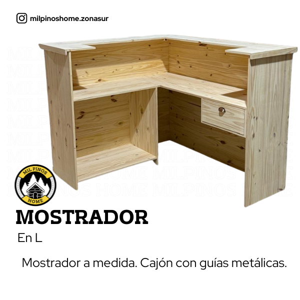 Producto - MOSTRADOR EN L