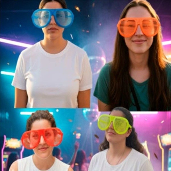 Producto - Anteojo rayado gigante fluo colores surtidos