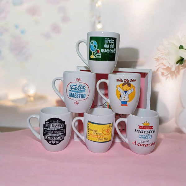 Producto - TAZAS BOMBE DÍA DEL MAESTRO X24