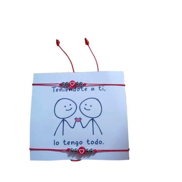 Producto - Pulsera "teniendote a ti, lo tengo todo" x2