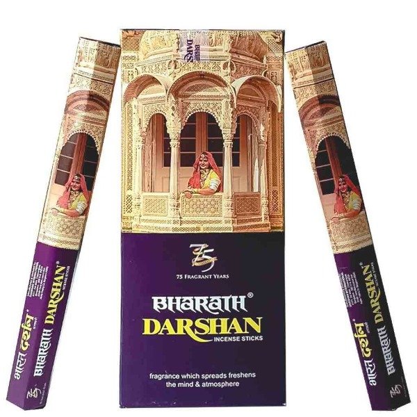 Producto - Sahumerios hexagonales Bharat Darshan x 1 unid.