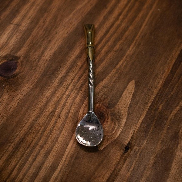 Producto - Bombillon Pico del Rey cincelado - Alpaca y bronce PREMIUM