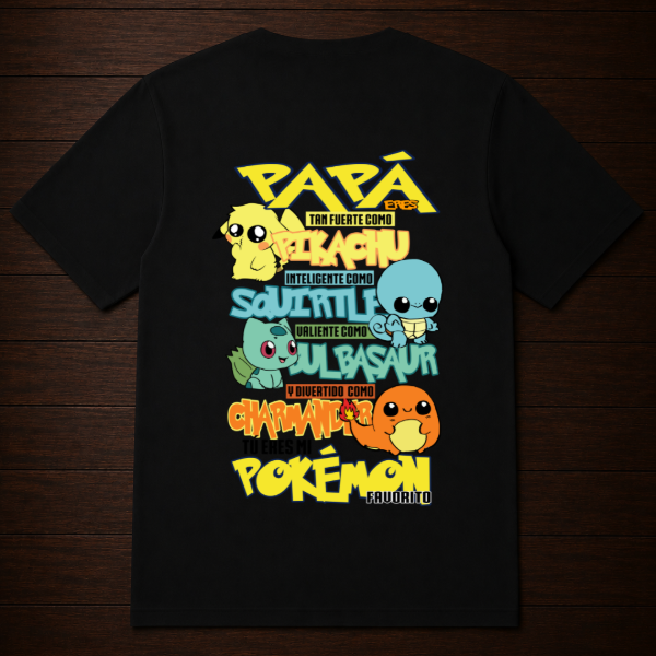 Producto - Remera - Pokemon (Dia del padre) - 1
