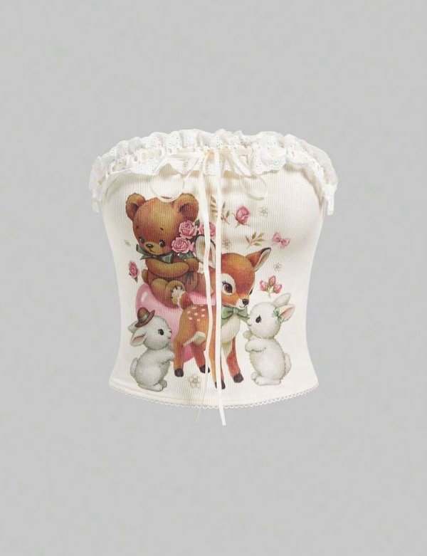 Producto - Topsito pretty  blanco