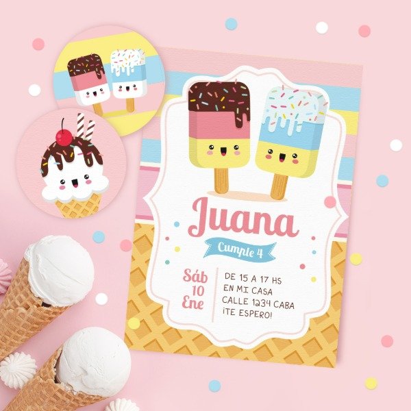 Producto - Kit temática "Helados"