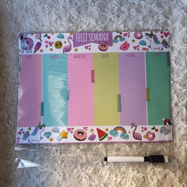 Producto - PLANNER SEMANAL IMANTADO
