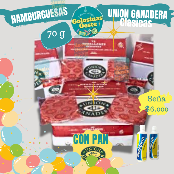 Producto - Hamburguesas Union Ganadera Clásicas