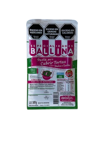 Producto - Pasta ballina para forrar tortas Verde formula h 500gr
