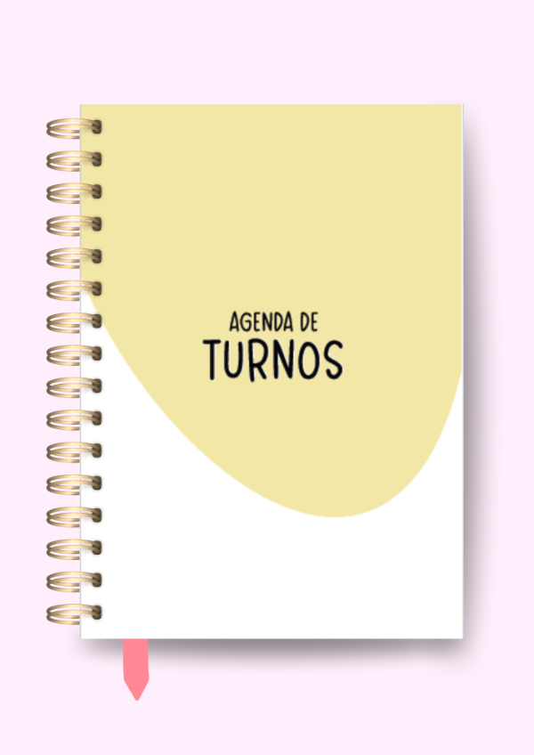 Producto - AGENDA TURNOS 1 DIA POR PAGINA A5 PERPETUA