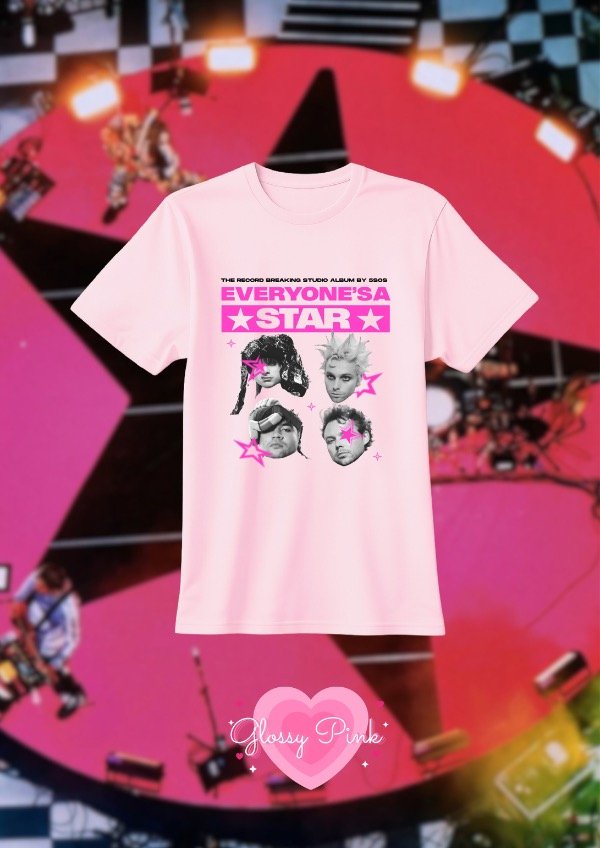 Producto - Remera rosa 5SOS Pink - DTF