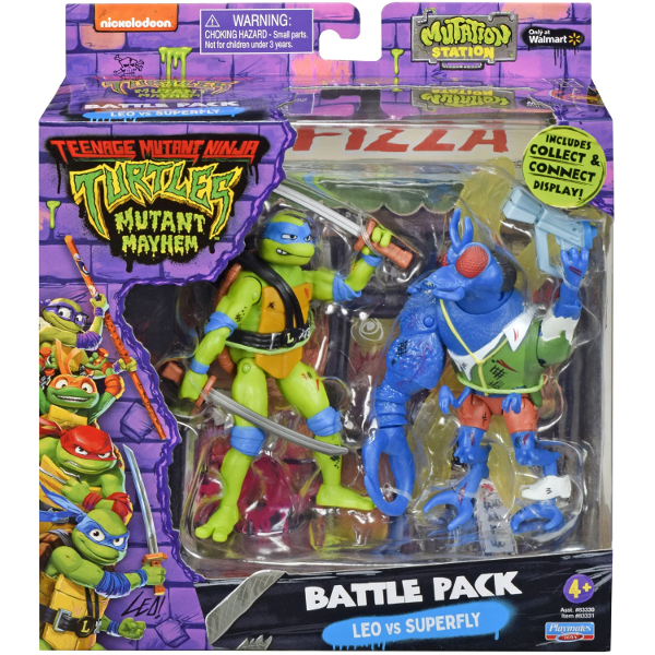 Producto - PRE-VENTA Teenage Mutant Ninja Turtles Caos Mutante Leonardo vs Superfly