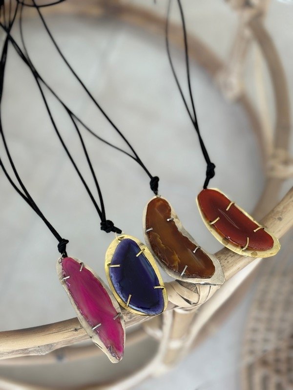 Producto - COLGANTES PIEDRA AGATA