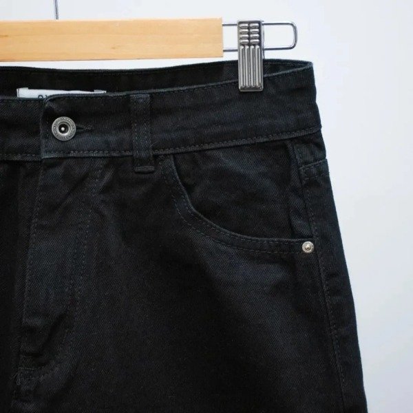 Producto - Pollera jean negra - 0