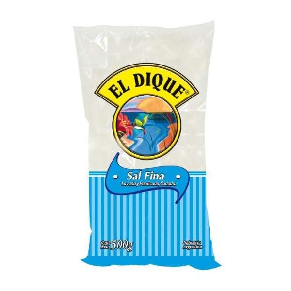 Producto - SAL EL DIQUE FINA 500 GR