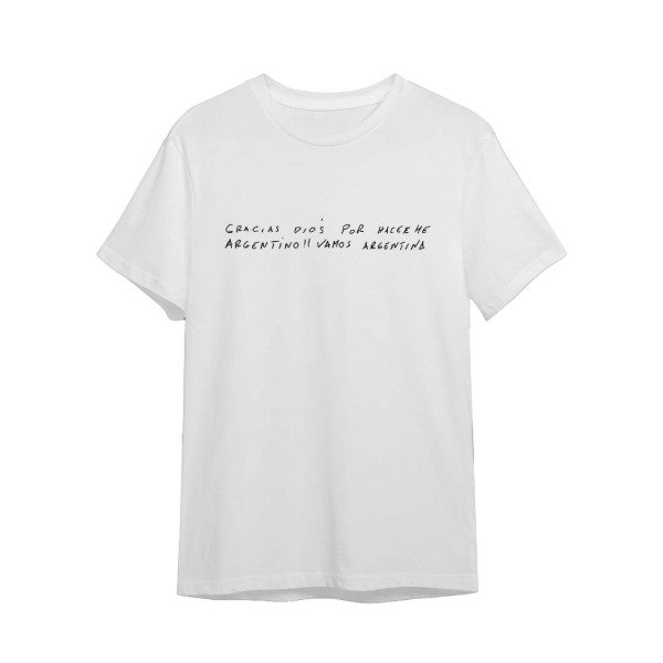 Producto - Remera Gracias dios por hacerme argentino - 0