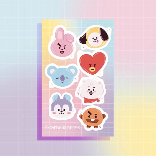 Producto - Set Troquelado BT21